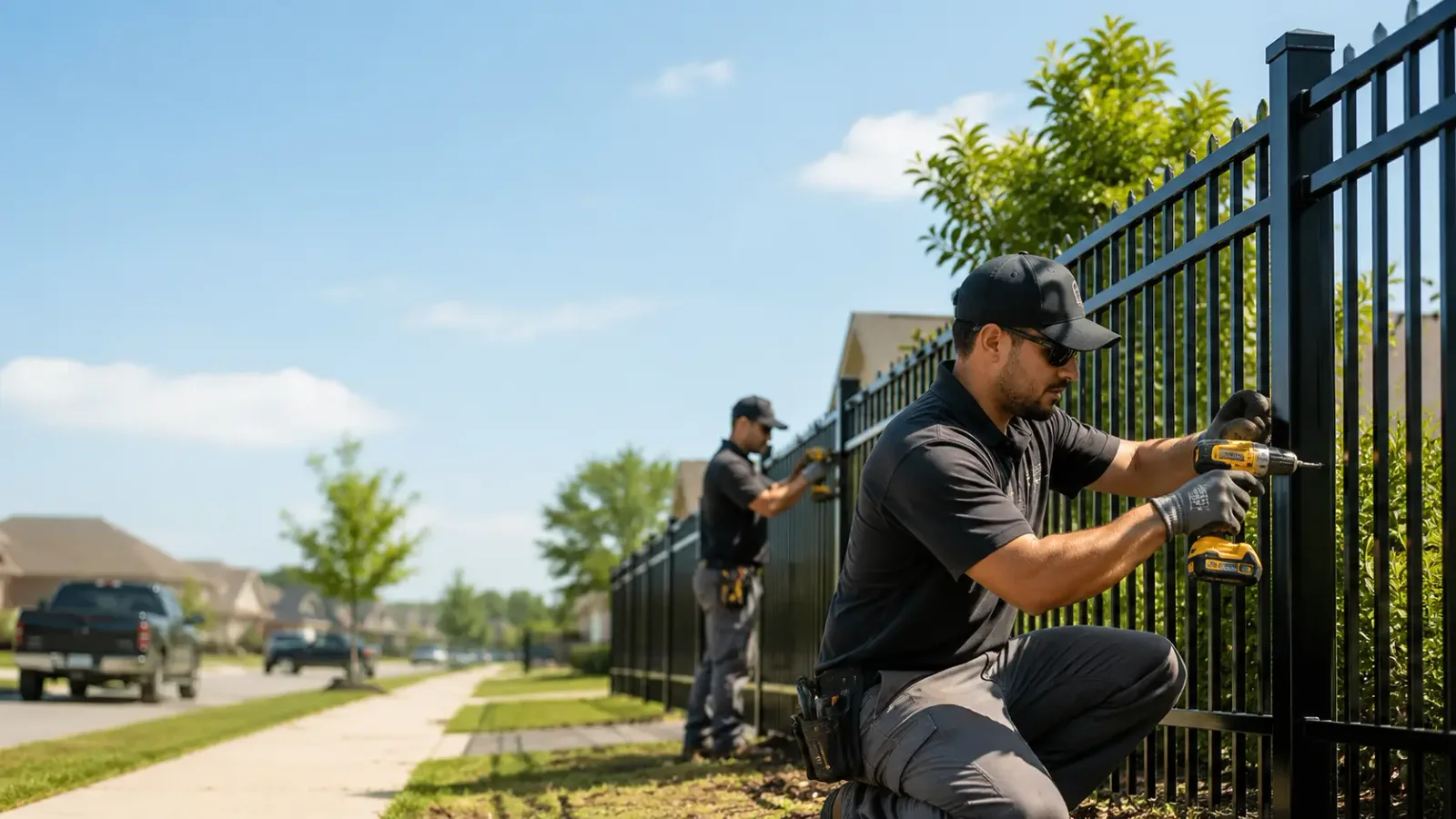 Metal Fence Installation in Albany, OH